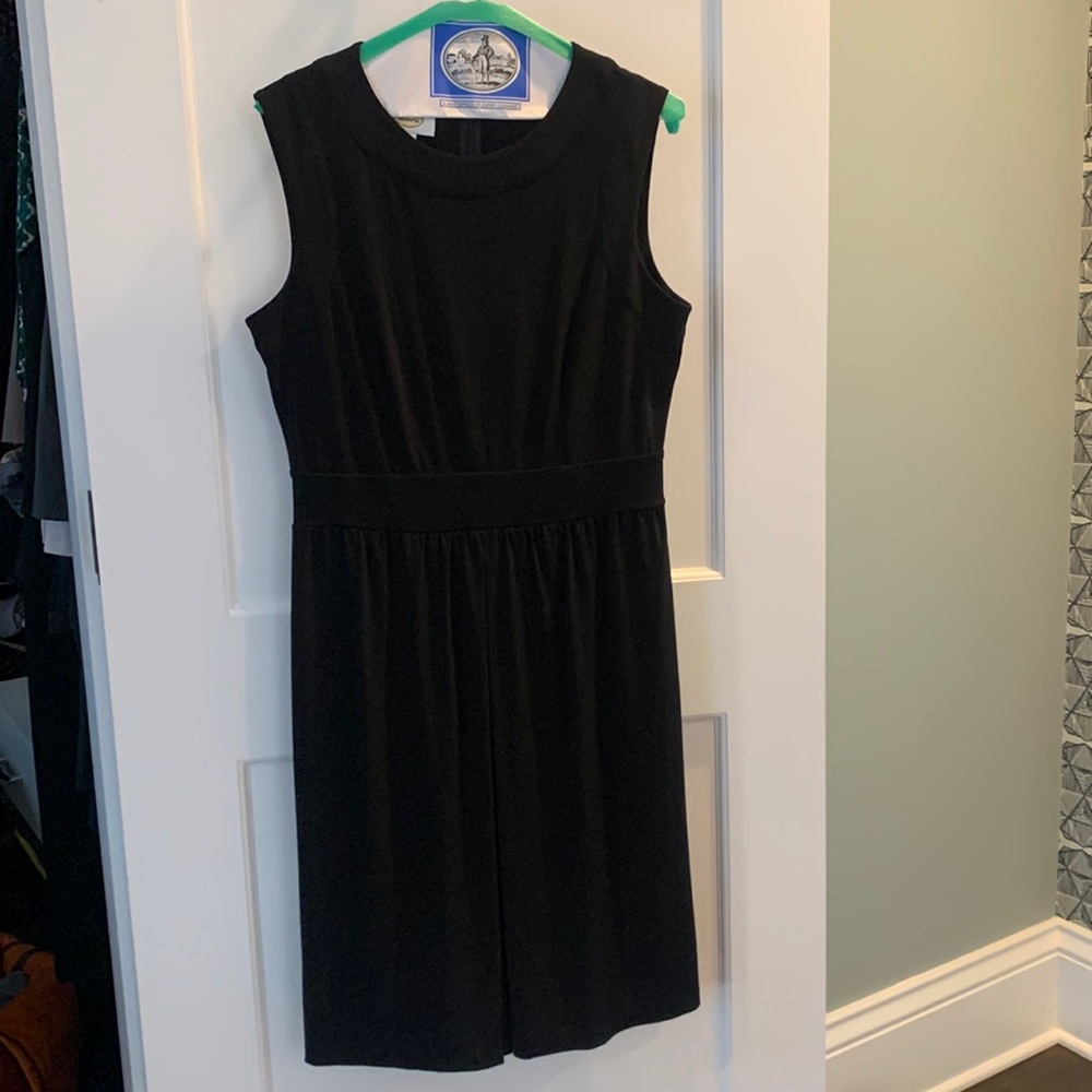 Talbots black sleeveless knit dress size 8